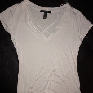 Forever21 Criss Cross V Neck